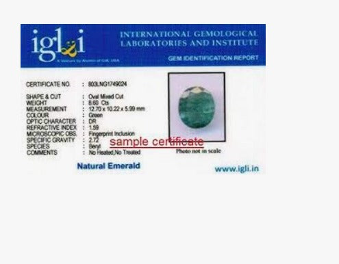 Panna ( Emerald- 7.25 ratti)